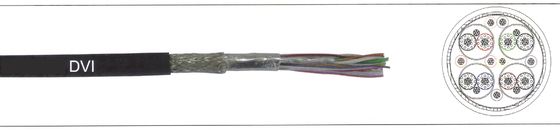 Digital Video Interface Cable , Signal TV Cable For DVD Player